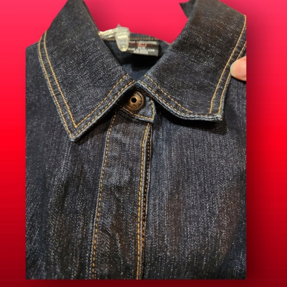 NWOT Fubu Collection Denim Jeans Pullover - Picture 3 of 5